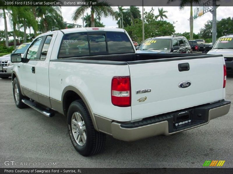Oxford White / Tan 2006 Ford F150 Lariat SuperCab