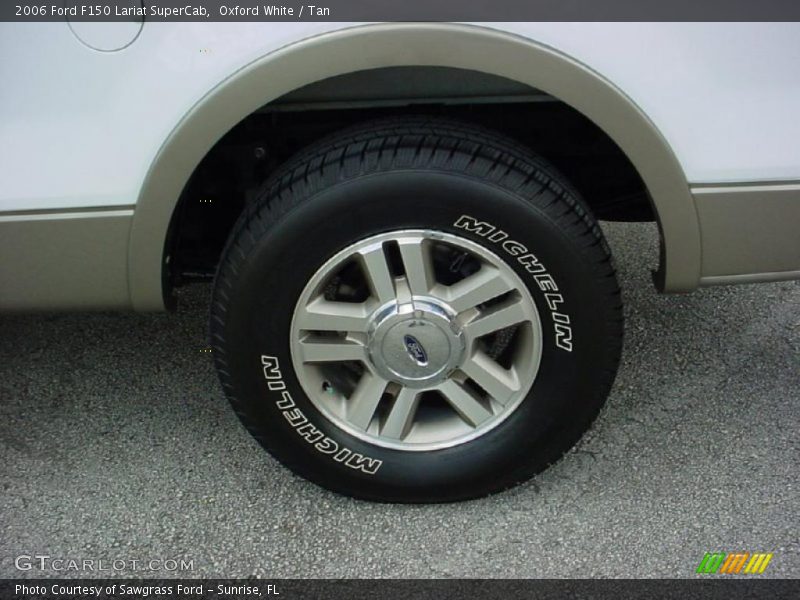 Oxford White / Tan 2006 Ford F150 Lariat SuperCab