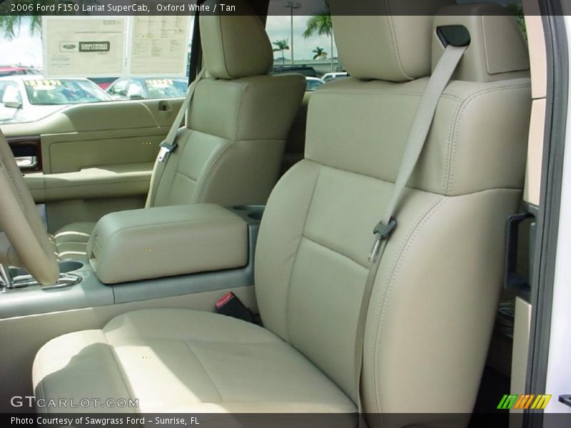 Oxford White / Tan 2006 Ford F150 Lariat SuperCab