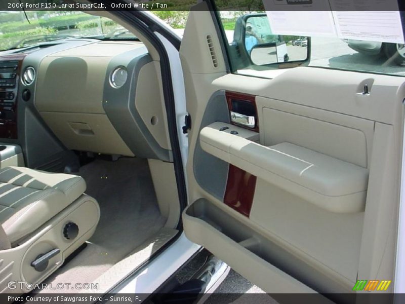 Oxford White / Tan 2006 Ford F150 Lariat SuperCab