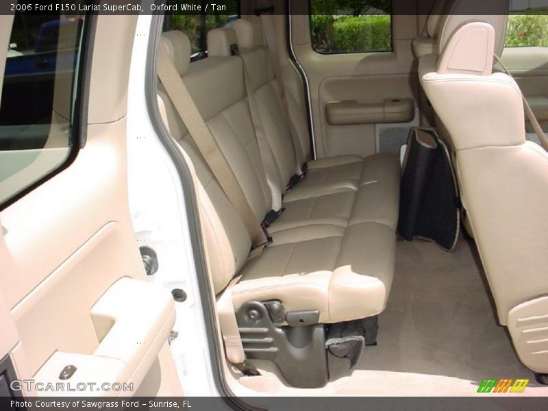 Oxford White / Tan 2006 Ford F150 Lariat SuperCab