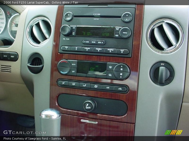 Oxford White / Tan 2006 Ford F150 Lariat SuperCab