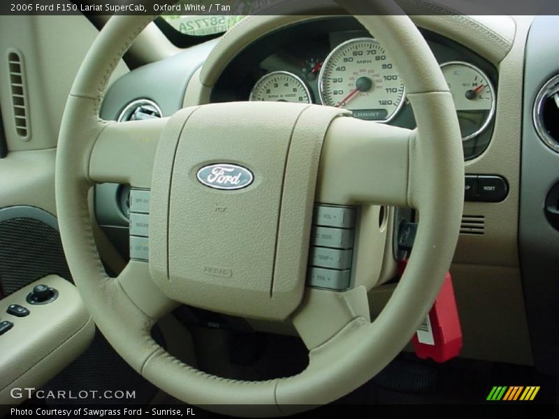 Oxford White / Tan 2006 Ford F150 Lariat SuperCab