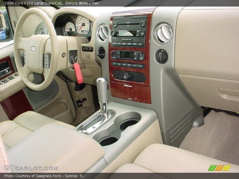 Oxford White / Tan 2006 Ford F150 Lariat SuperCab