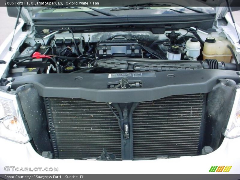 Oxford White / Tan 2006 Ford F150 Lariat SuperCab