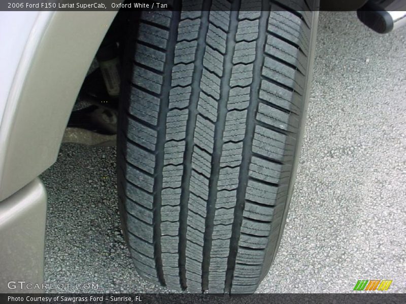 Oxford White / Tan 2006 Ford F150 Lariat SuperCab
