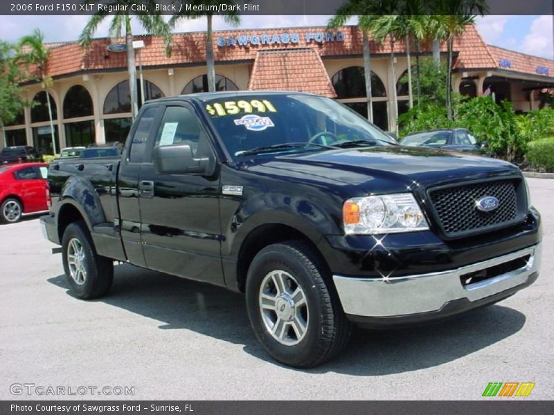 Black / Medium/Dark Flint 2006 Ford F150 XLT Regular Cab