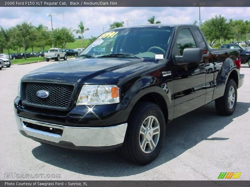 Black / Medium/Dark Flint 2006 Ford F150 XLT Regular Cab