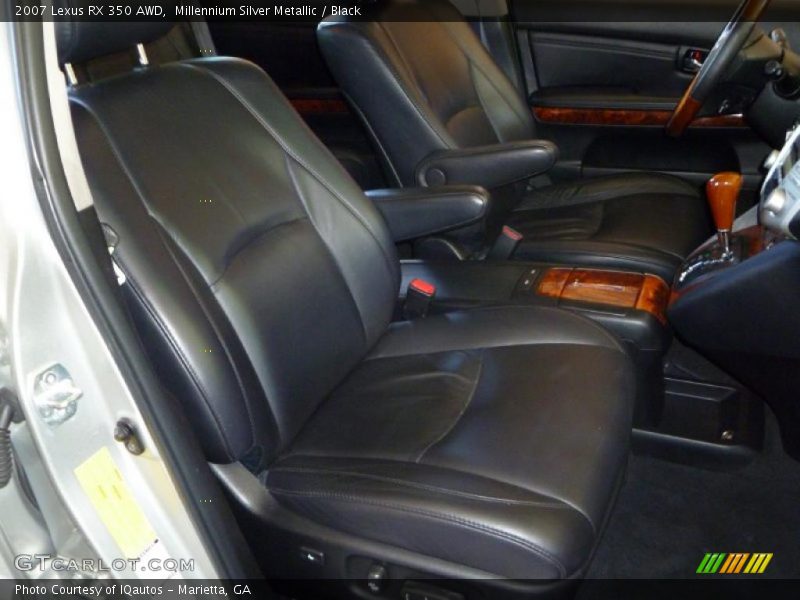 Millennium Silver Metallic / Black 2007 Lexus RX 350 AWD