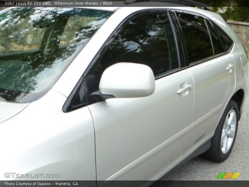 Millennium Silver Metallic / Black 2007 Lexus RX 350 AWD