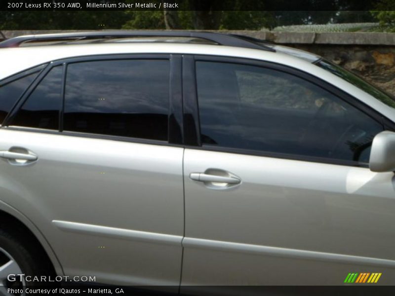 Millennium Silver Metallic / Black 2007 Lexus RX 350 AWD