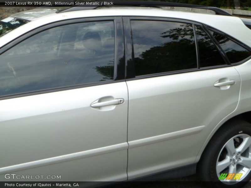 Millennium Silver Metallic / Black 2007 Lexus RX 350 AWD