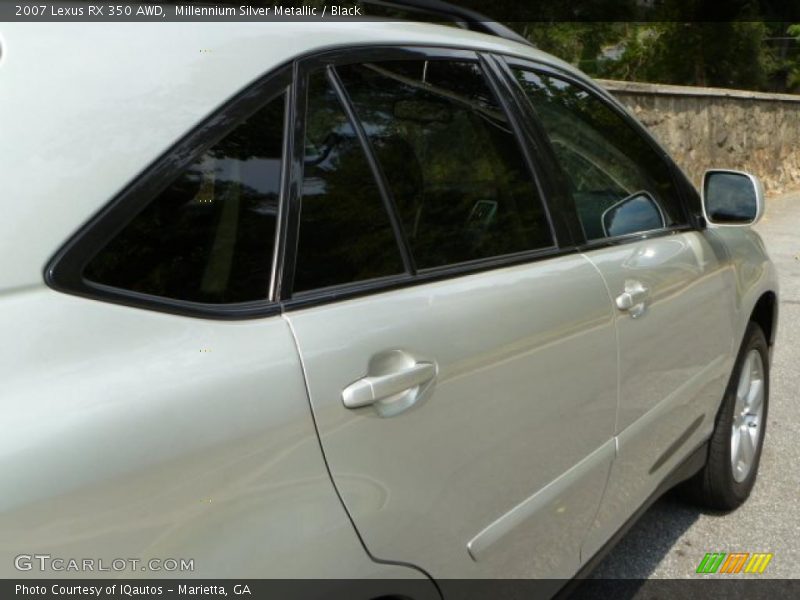 Millennium Silver Metallic / Black 2007 Lexus RX 350 AWD