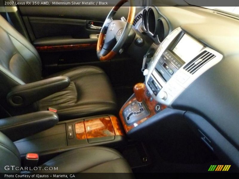 Millennium Silver Metallic / Black 2007 Lexus RX 350 AWD