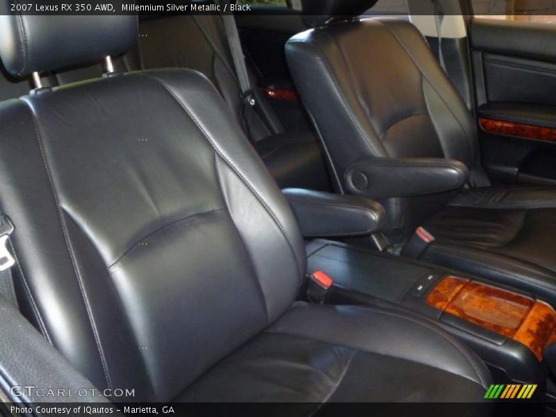 Millennium Silver Metallic / Black 2007 Lexus RX 350 AWD