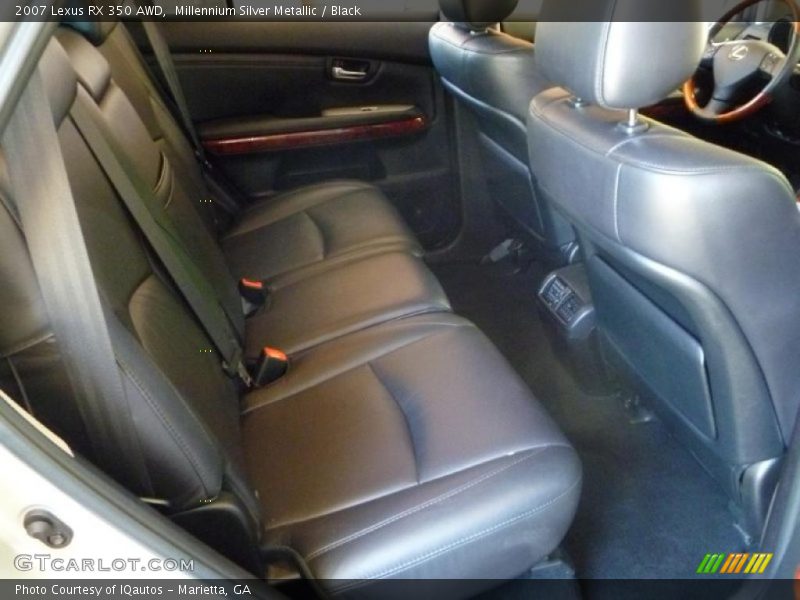 Millennium Silver Metallic / Black 2007 Lexus RX 350 AWD