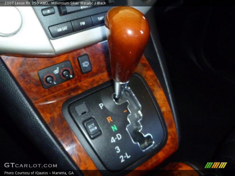 Millennium Silver Metallic / Black 2007 Lexus RX 350 AWD