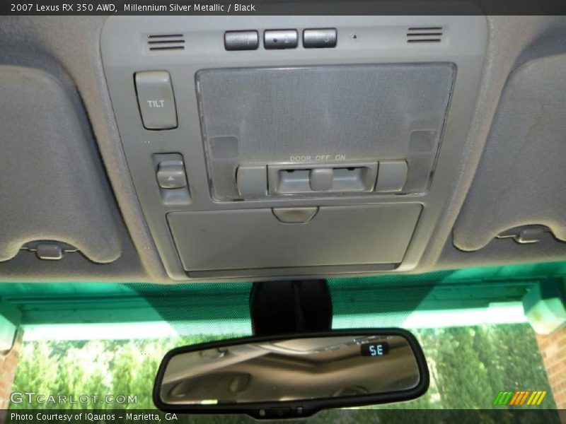 Millennium Silver Metallic / Black 2007 Lexus RX 350 AWD