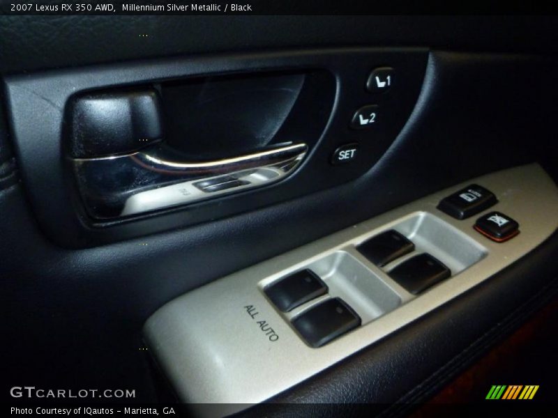 Millennium Silver Metallic / Black 2007 Lexus RX 350 AWD