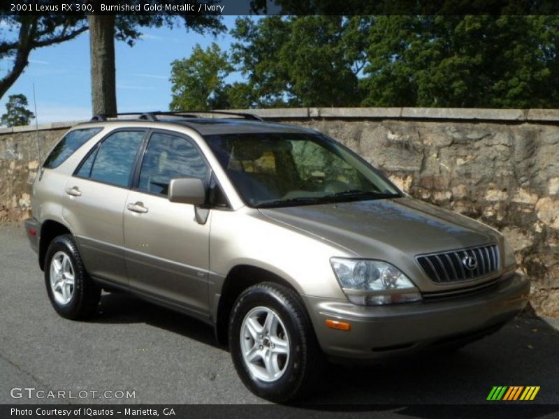 Burnished Gold Metallic / Ivory 2001 Lexus RX 300