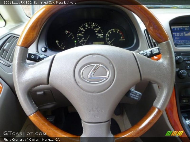 Burnished Gold Metallic / Ivory 2001 Lexus RX 300