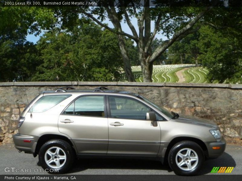Burnished Gold Metallic / Ivory 2001 Lexus RX 300