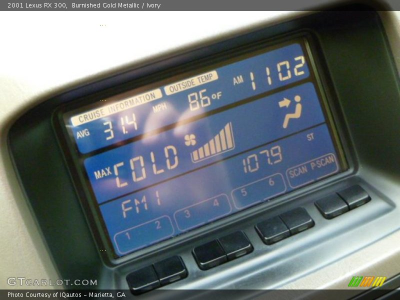 Burnished Gold Metallic / Ivory 2001 Lexus RX 300