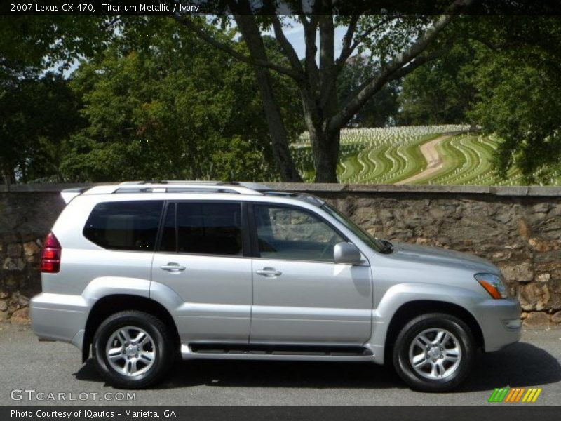 Titanium Metallic / Ivory 2007 Lexus GX 470