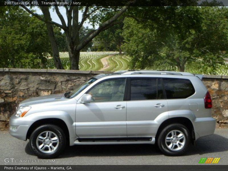 Titanium Metallic / Ivory 2007 Lexus GX 470