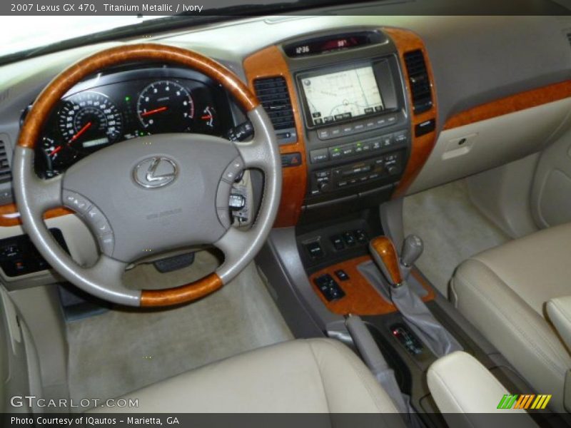 Titanium Metallic / Ivory 2007 Lexus GX 470