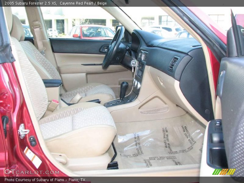 Cayenne Red Pearl / Beige 2005 Subaru Forester 2.5 XS