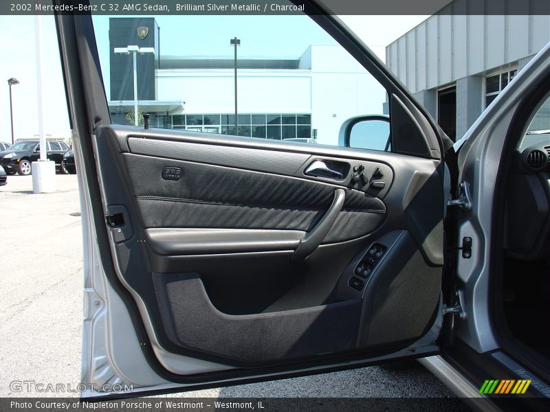 Brilliant Silver Metallic / Charcoal 2002 Mercedes-Benz C 32 AMG Sedan
