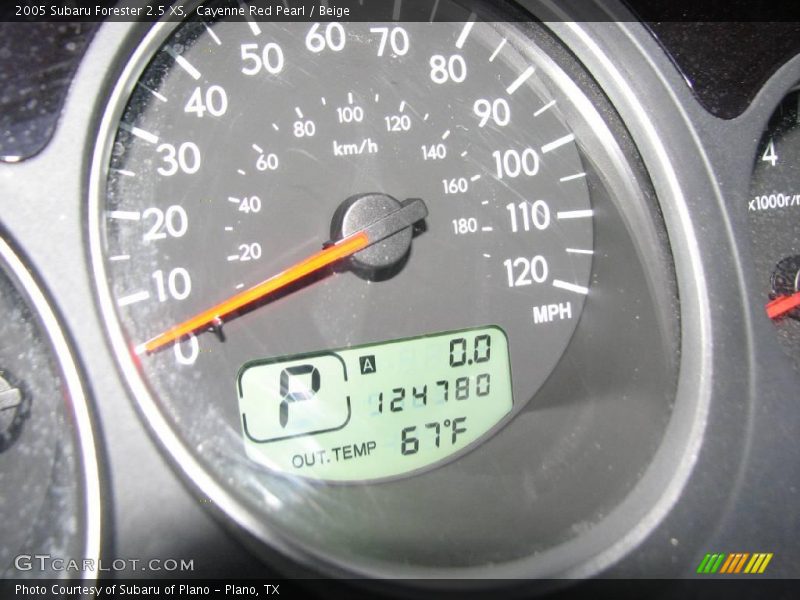 Cayenne Red Pearl / Beige 2005 Subaru Forester 2.5 XS