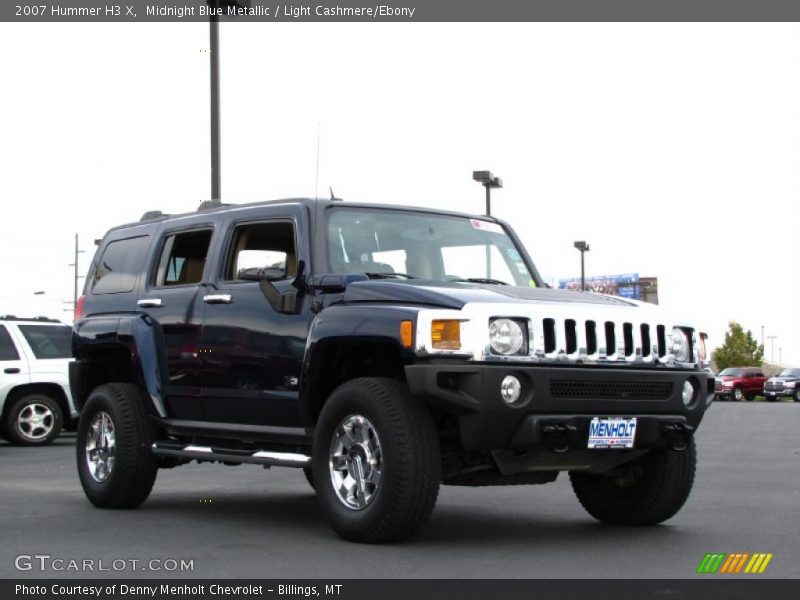 Midnight Blue Metallic / Light Cashmere/Ebony 2007 Hummer H3 X