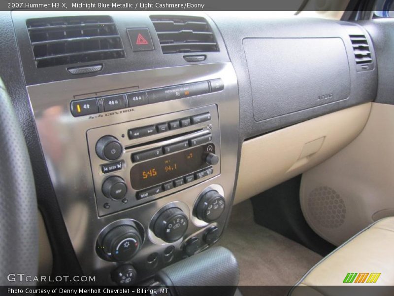 Midnight Blue Metallic / Light Cashmere/Ebony 2007 Hummer H3 X