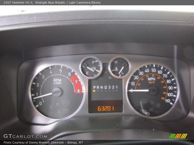 Midnight Blue Metallic / Light Cashmere/Ebony 2007 Hummer H3 X