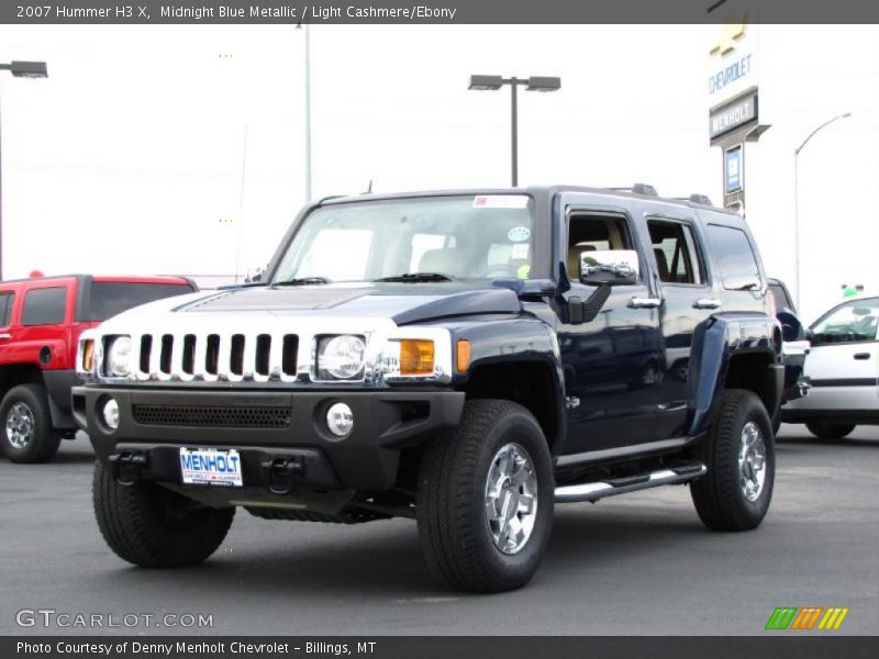 Midnight Blue Metallic / Light Cashmere/Ebony 2007 Hummer H3 X