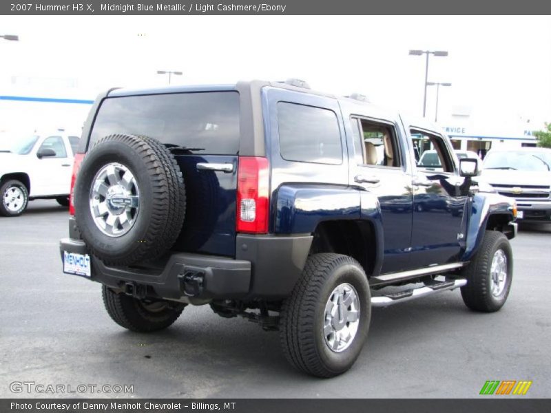 Midnight Blue Metallic / Light Cashmere/Ebony 2007 Hummer H3 X