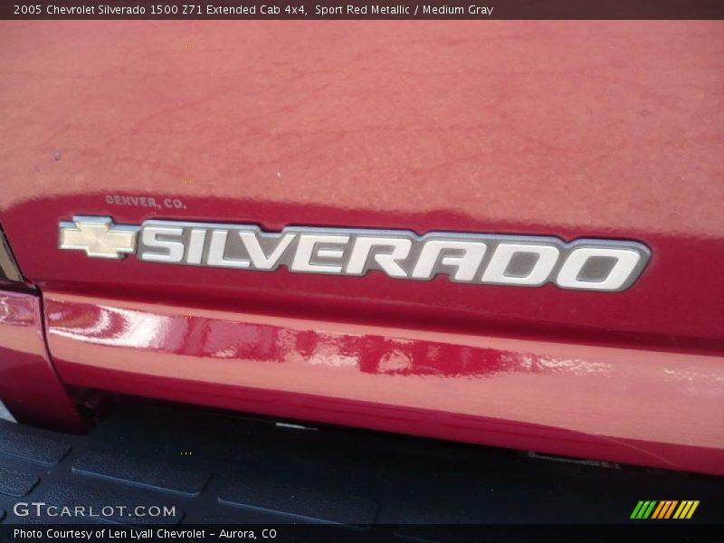 Sport Red Metallic / Medium Gray 2005 Chevrolet Silverado 1500 Z71 Extended Cab 4x4