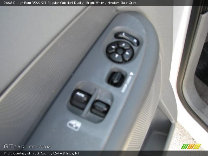 Bright White / Medium Slate Gray 2008 Dodge Ram 3500 SLT Regular Cab 4x4 Dually