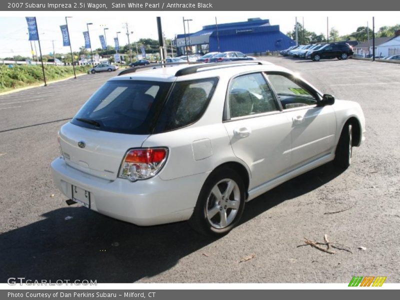 Satin White Pearl / Anthracite Black 2007 Subaru Impreza 2.5i Wagon