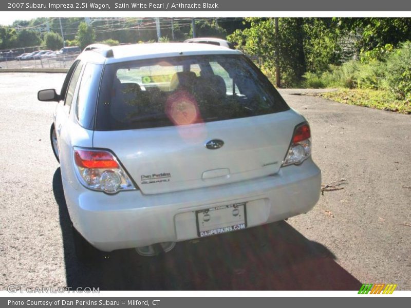 Satin White Pearl / Anthracite Black 2007 Subaru Impreza 2.5i Wagon