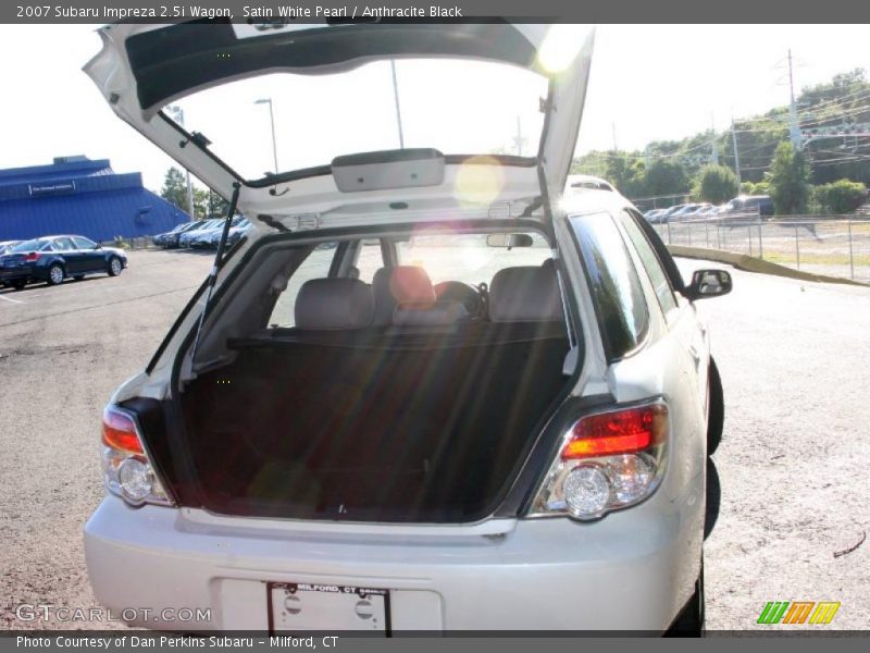 Satin White Pearl / Anthracite Black 2007 Subaru Impreza 2.5i Wagon