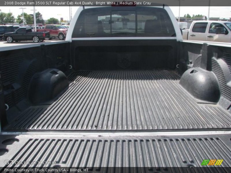 Bright White / Medium Slate Gray 2008 Dodge Ram 3500 SLT Regular Cab 4x4 Dually