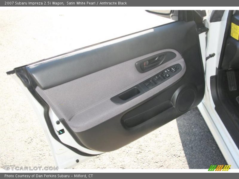 Satin White Pearl / Anthracite Black 2007 Subaru Impreza 2.5i Wagon
