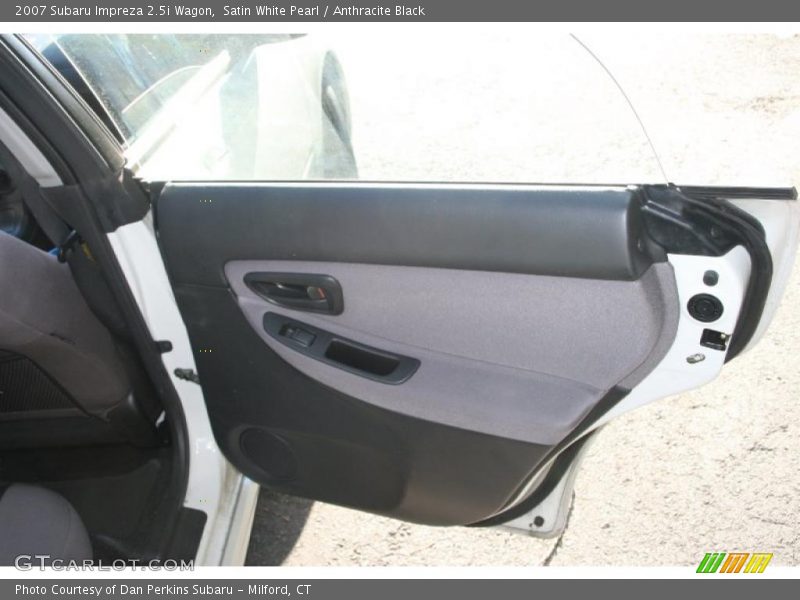 Satin White Pearl / Anthracite Black 2007 Subaru Impreza 2.5i Wagon