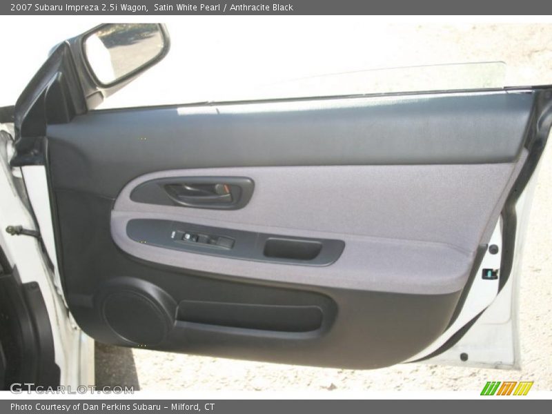 Satin White Pearl / Anthracite Black 2007 Subaru Impreza 2.5i Wagon