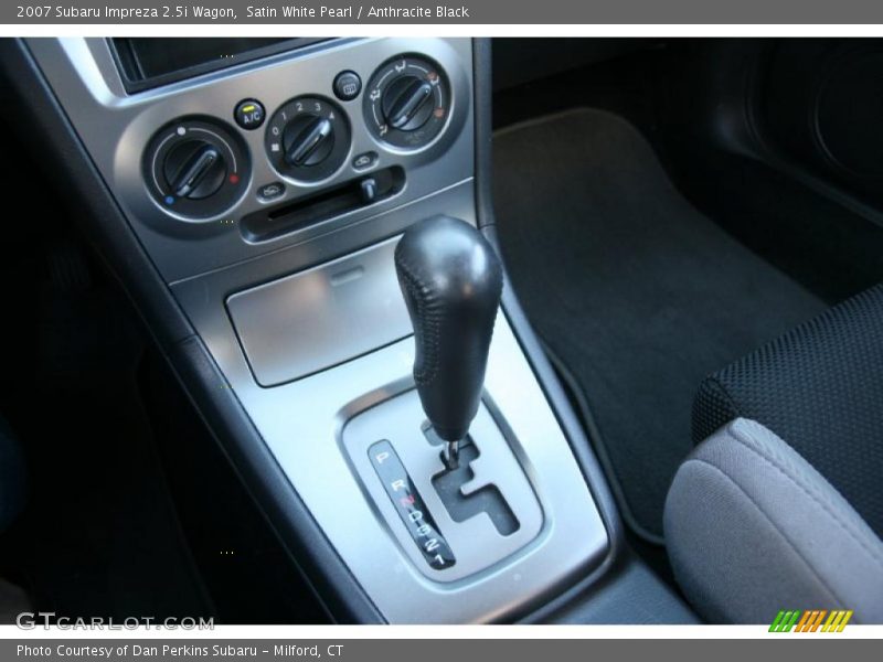 Satin White Pearl / Anthracite Black 2007 Subaru Impreza 2.5i Wagon