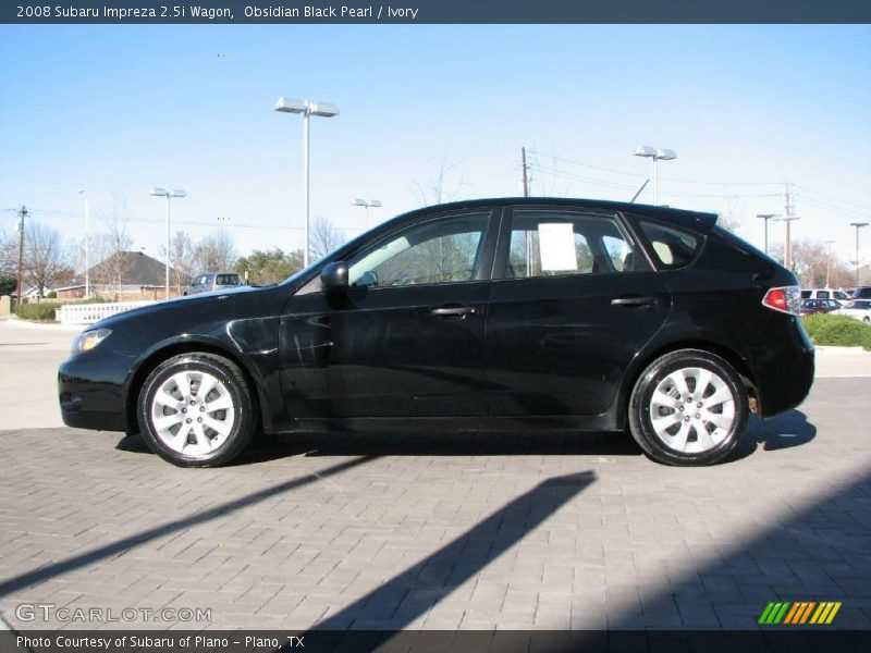 Obsidian Black Pearl / Ivory 2008 Subaru Impreza 2.5i Wagon