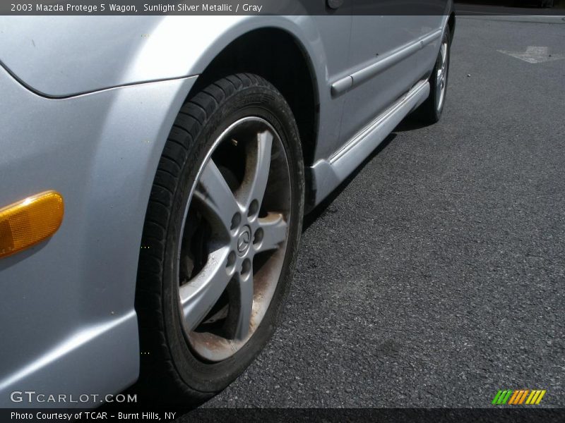 Sunlight Silver Metallic / Gray 2003 Mazda Protege 5 Wagon